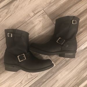 Black Frye Engineer Boots